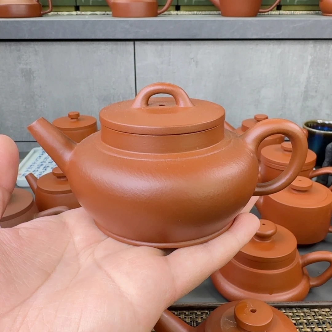 紫砂茶壶微瑕扁腹