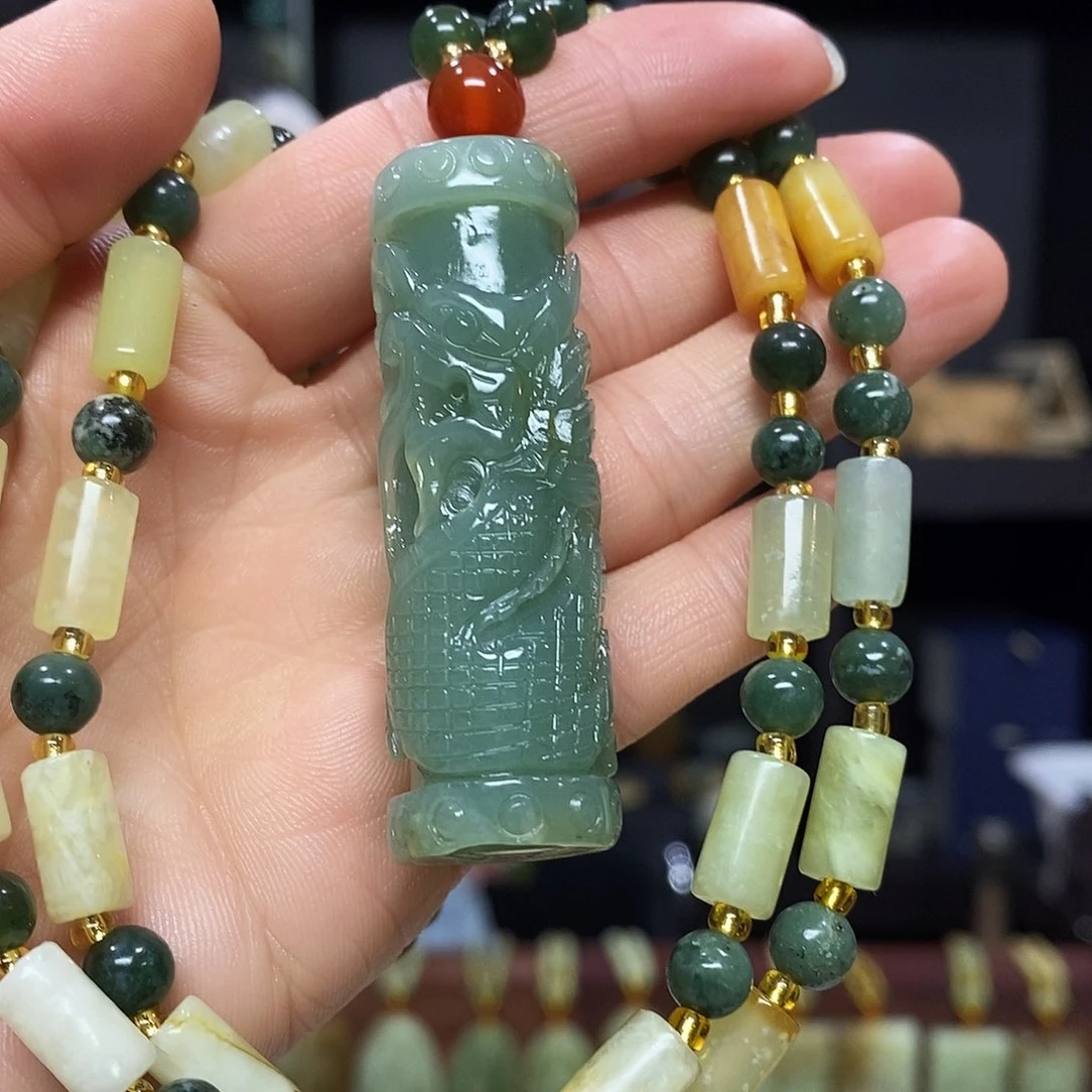 岫玉挂件吊坠未镶嵌