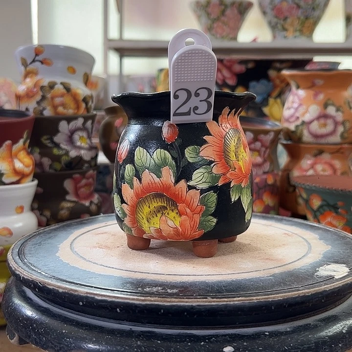 景德镇陶瓷幸运花盆