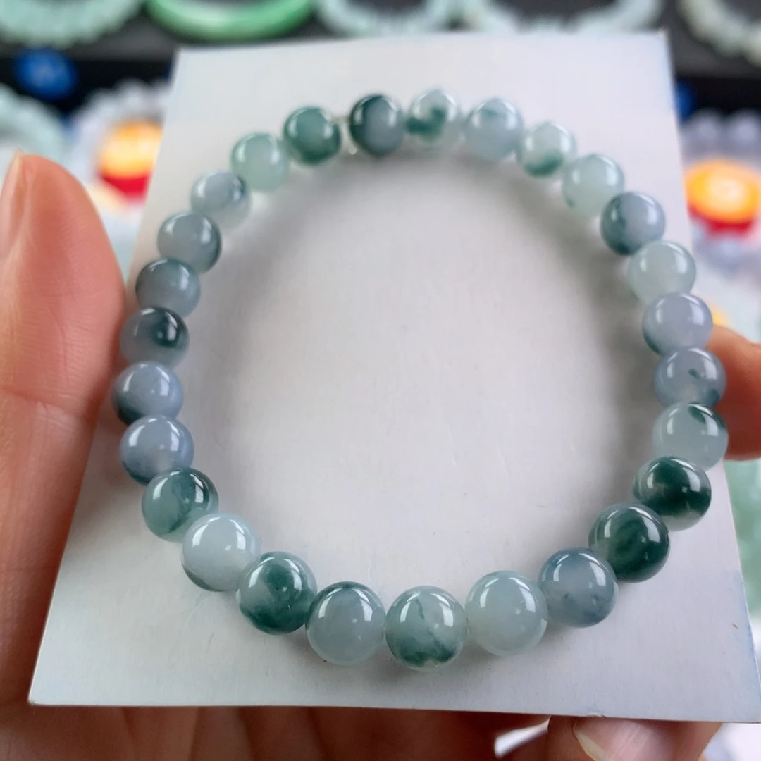 翡翠未镶嵌手链卡7