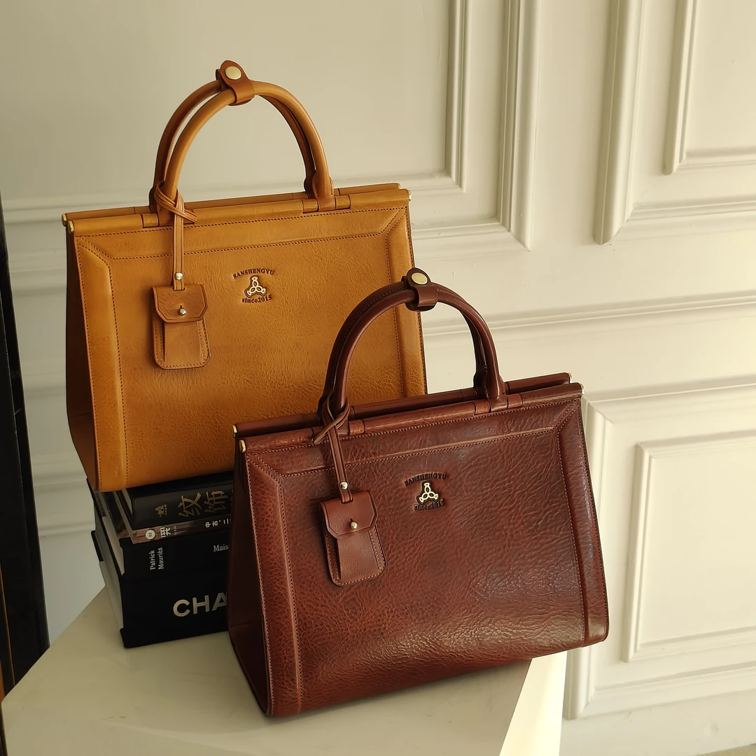 三笙鱼SANSHENGYU 【律师包】手拎斜挎——高定系列