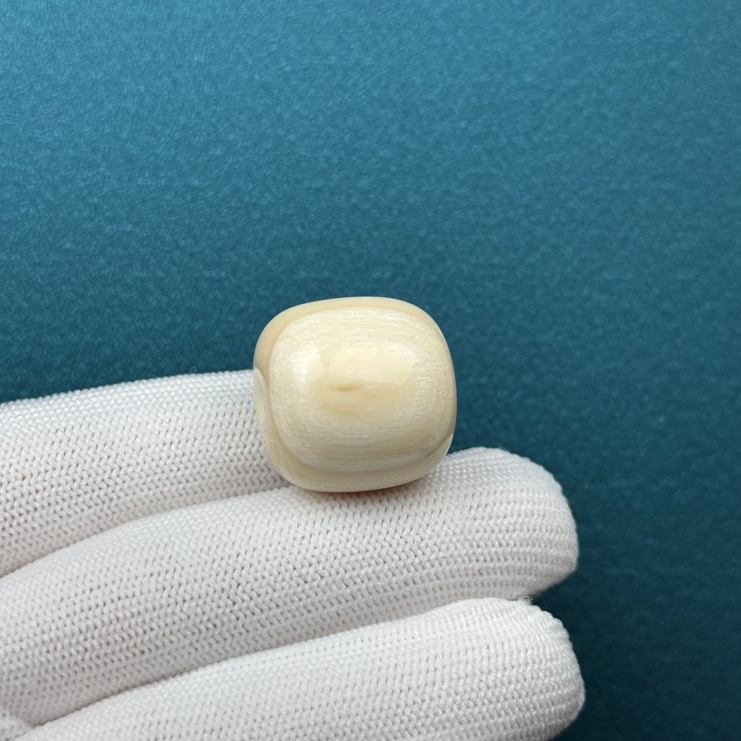 D48-79天然猛犸 芝士皮桶珠20.9*20.4mm一物一图 假一罚十