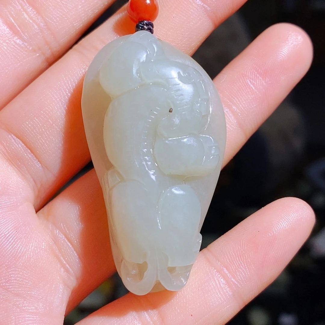 和田玉颈饰未镶嵌