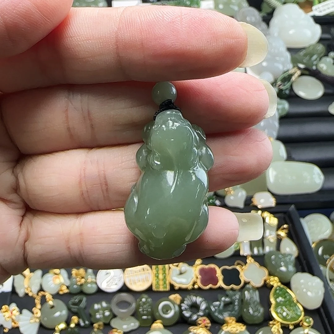 吊坠(不含链)未镶嵌和田玉刀****情