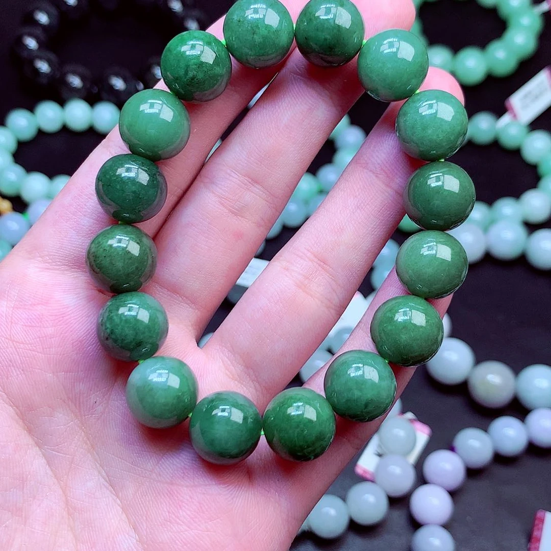 翡翠未镶嵌毛衣链