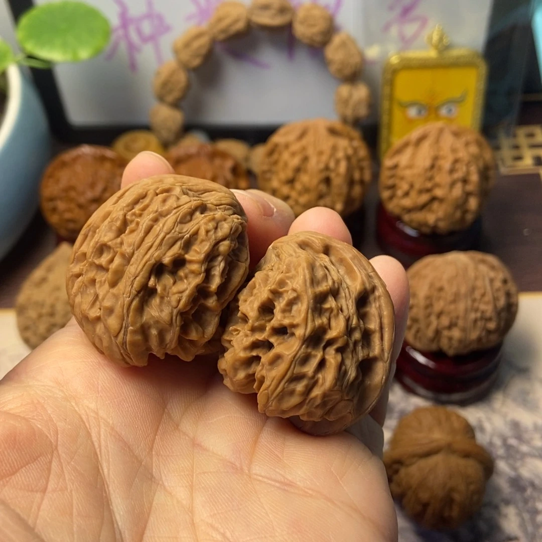 文玩核桃把件全品野牛尺寸62