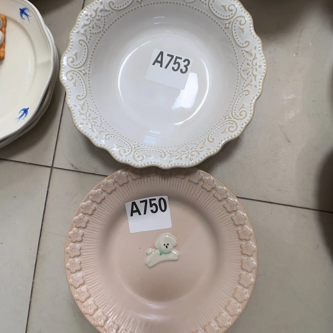 瓷片瑕疵特价陶瓷深汤碗