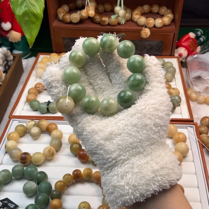 菩提根/象牙果手串卡22瑕疵款绿瓜不退不换
