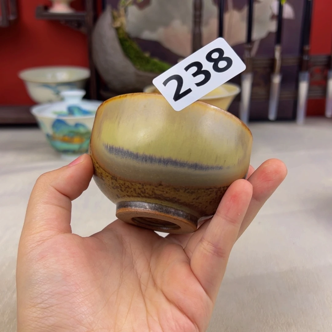 杯子纯手工柴烧主人杯