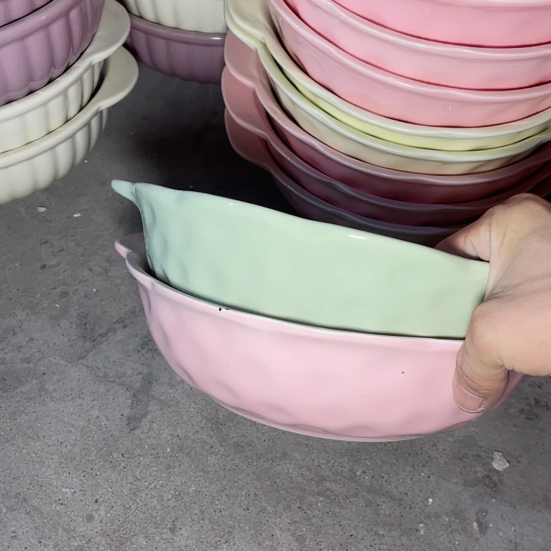 瓷片微瑕陶瓷餐具家用  一个