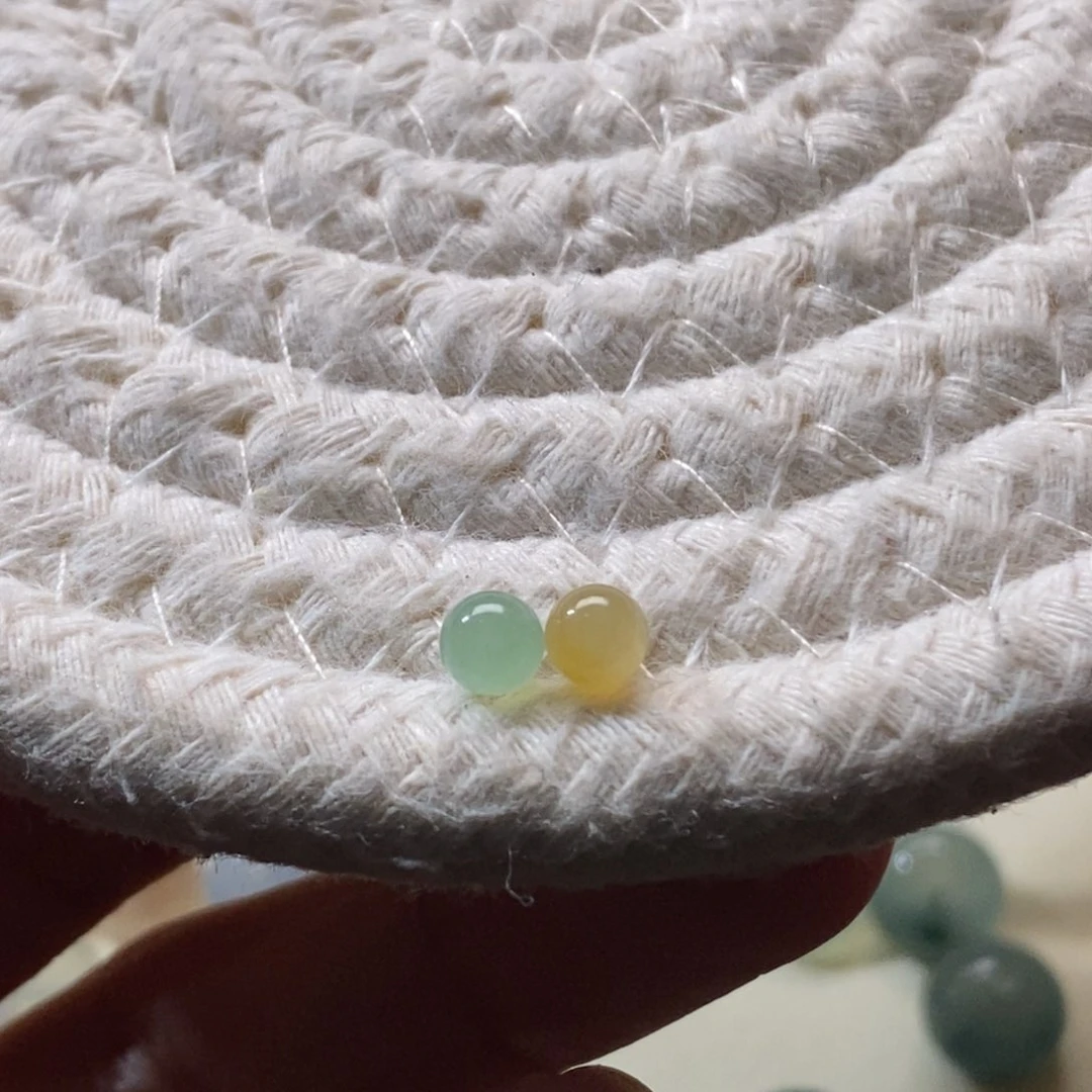 散珠翡翠4+天然翡翠A货散珠