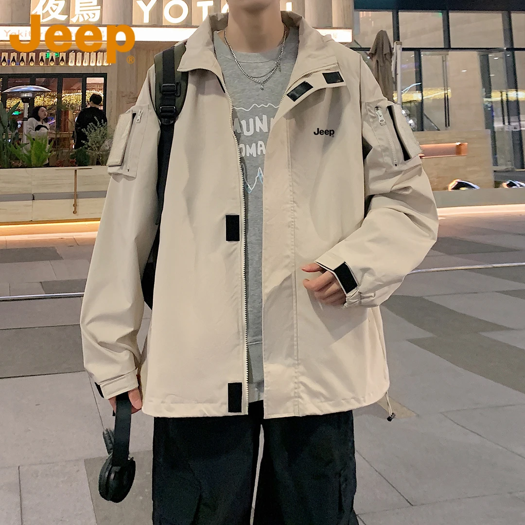 JEEP/吉普jeep冲锋衣2025新款户外防风防寒登山服四季通用男女款