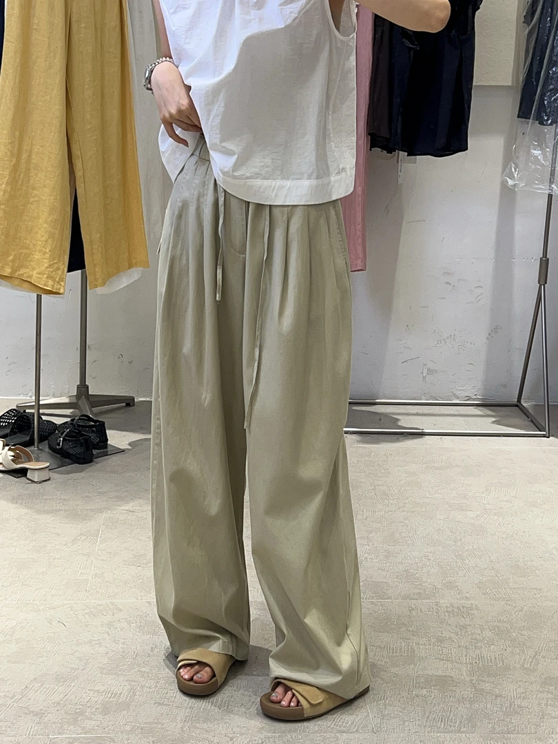 qianbeisi纤贝思567慵懒休闲阔腿裤拖地裤女百搭宽松显瘦防晒长裤