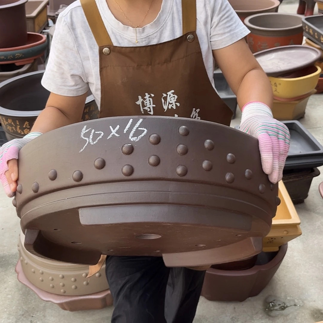 紫砂花盆盆景艺术
