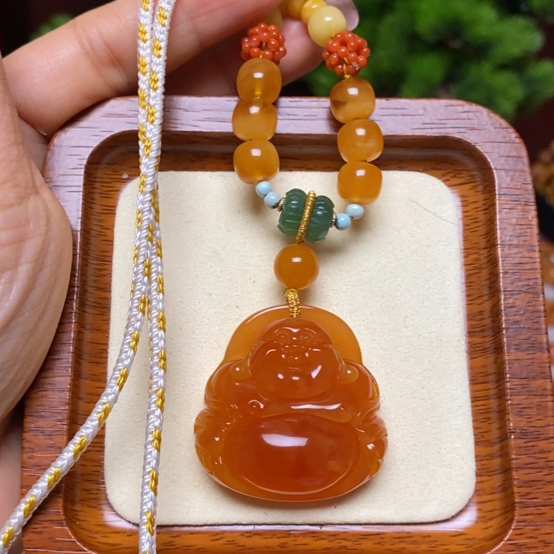 【闪购商品】蜜蜡颈饰未镶嵌项链
