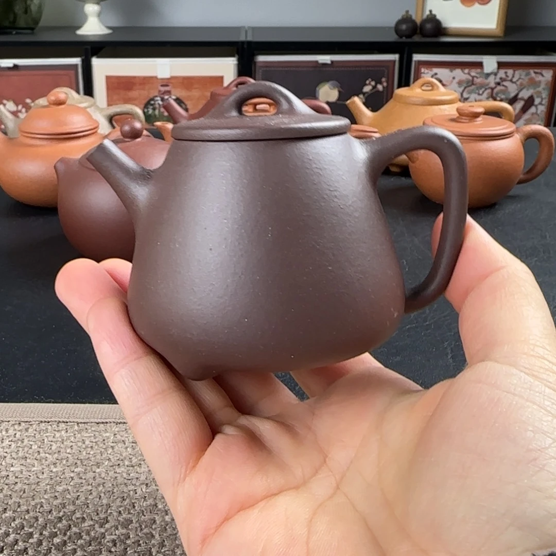 紫砂茶壶微瑕高瓢
