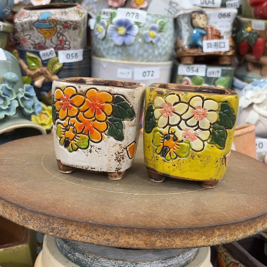 粗陶多肉花盆花盆