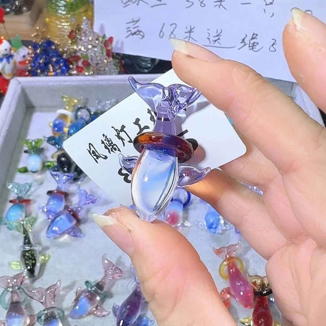 玻璃颈饰895鲸鱼吊坠