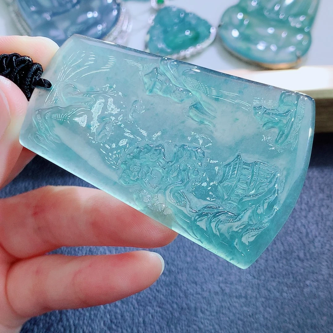 颈饰未镶嵌翡翠翡翠