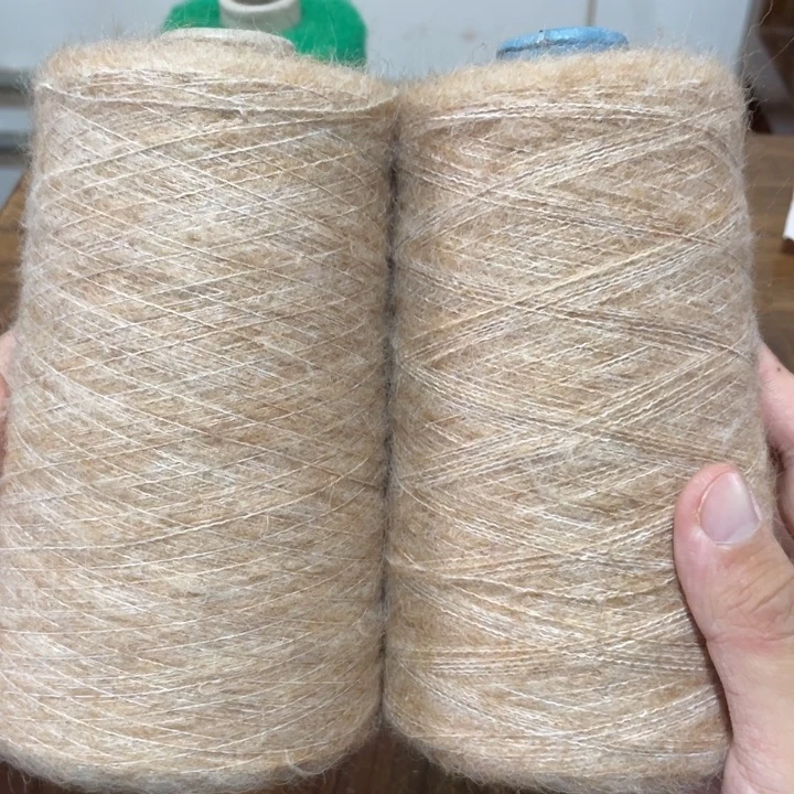 浅驼色羊毛马海两桶