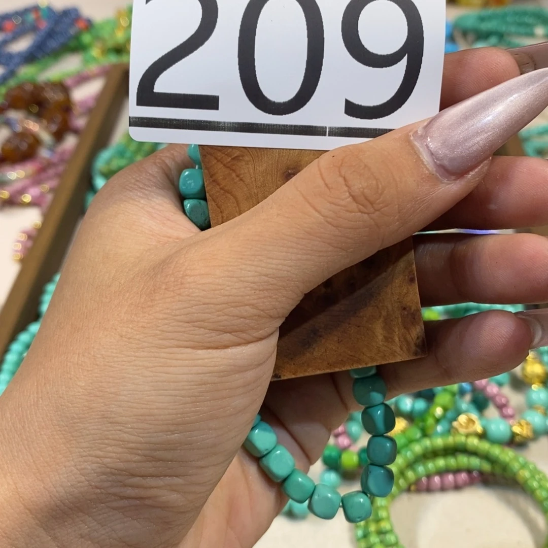 木圆珠圆雕手工串209