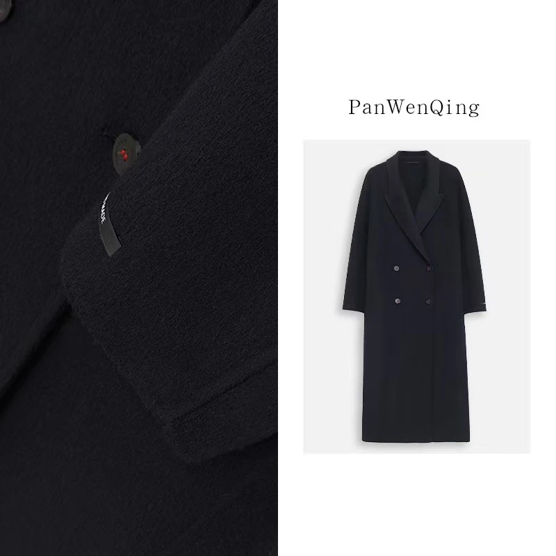 【人生大衣】大衣羊绒外套双排扣戗驳领扩版EZ-25102535-QD