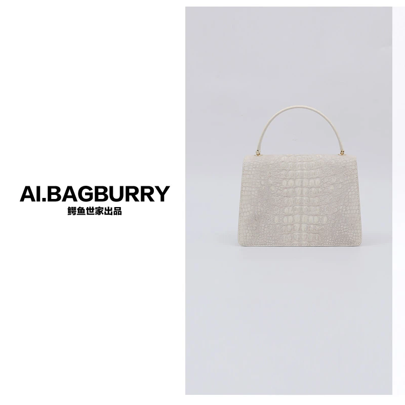 AI.BAGBURRY【多多专属e】 2025上新平替好物真皮鳄鱼皮女包