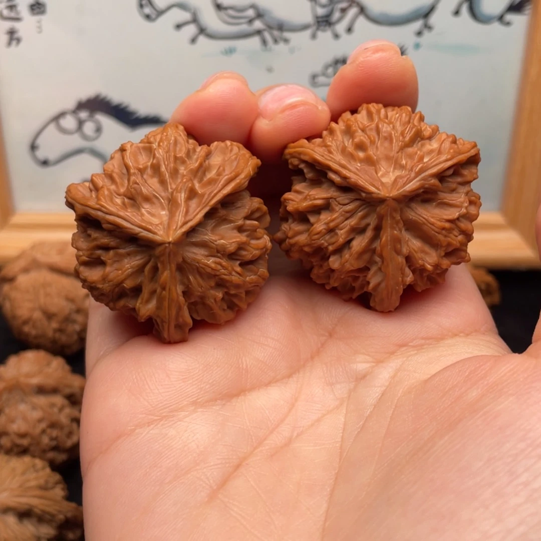 【闪购商品】文玩核桃把件用****137全品盘山奔