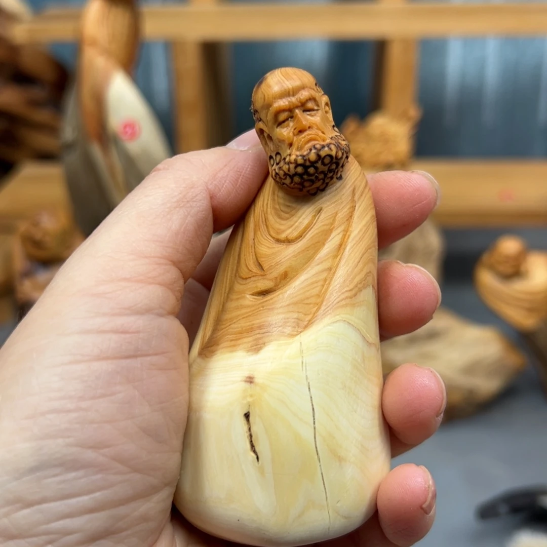 柏木崖柏木摆件手把件，37