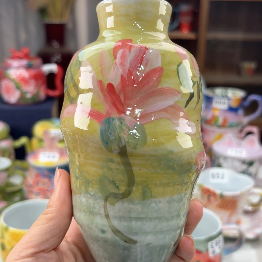 景德镇手绘高温釉下彩陶瓷茶具