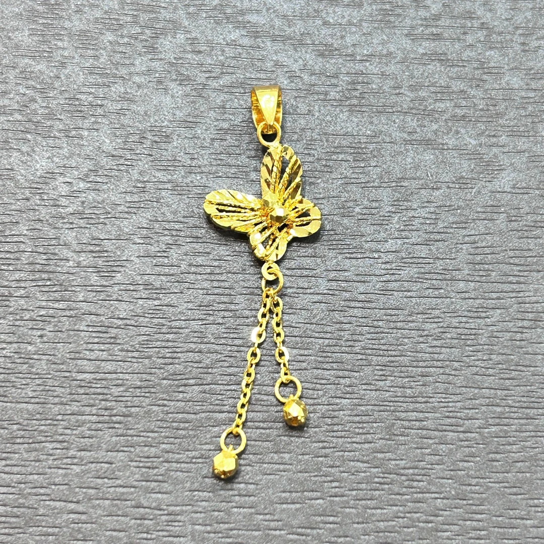 【销冠专享】足金999投资金攒黄金绕线蝴蝶ZBHJD1232克重多退少补