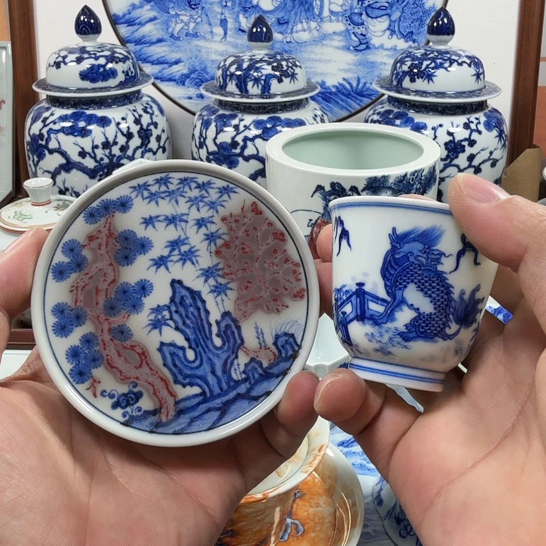 西***著全手工全手绘陶瓷