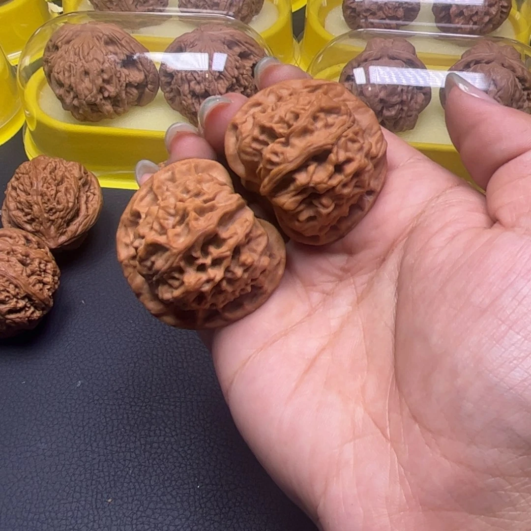 文玩核桃吊坠天地 二爷帽40