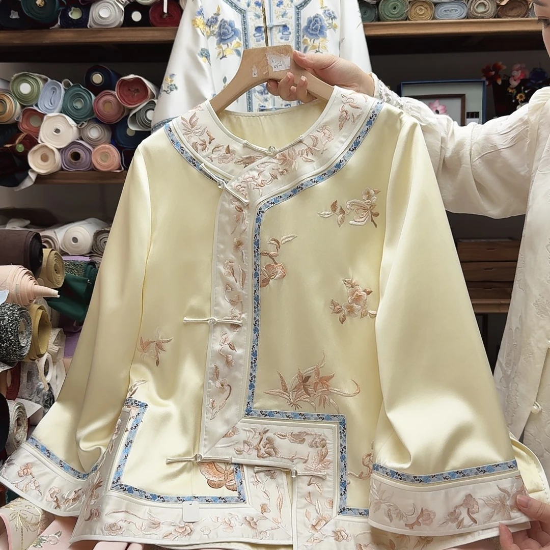 苏绣太太服3胸围104衣长63