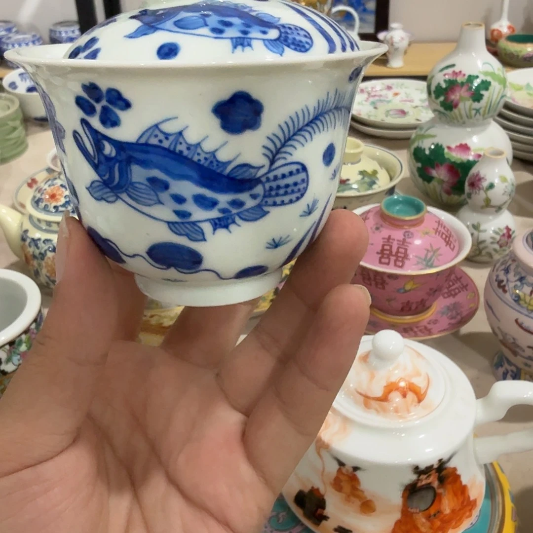 瓷片摆件等方式在不同部位