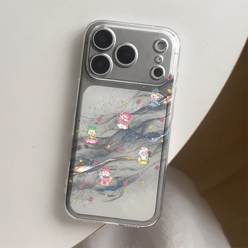 五福临门财神爷适用iPhone17/16promax手机壳华为p70vivo小米oppo