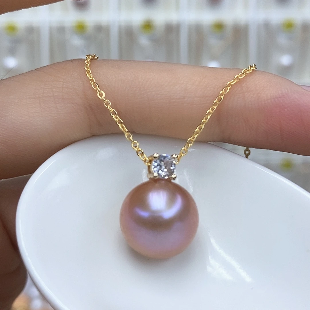 淡水珍珠项链合金