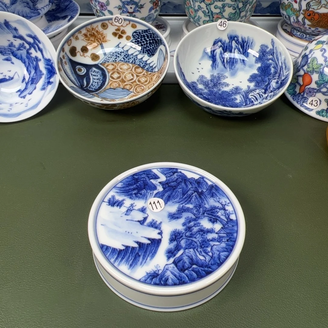 陶瓷景德镇纯手工纯手绘茶具木木111