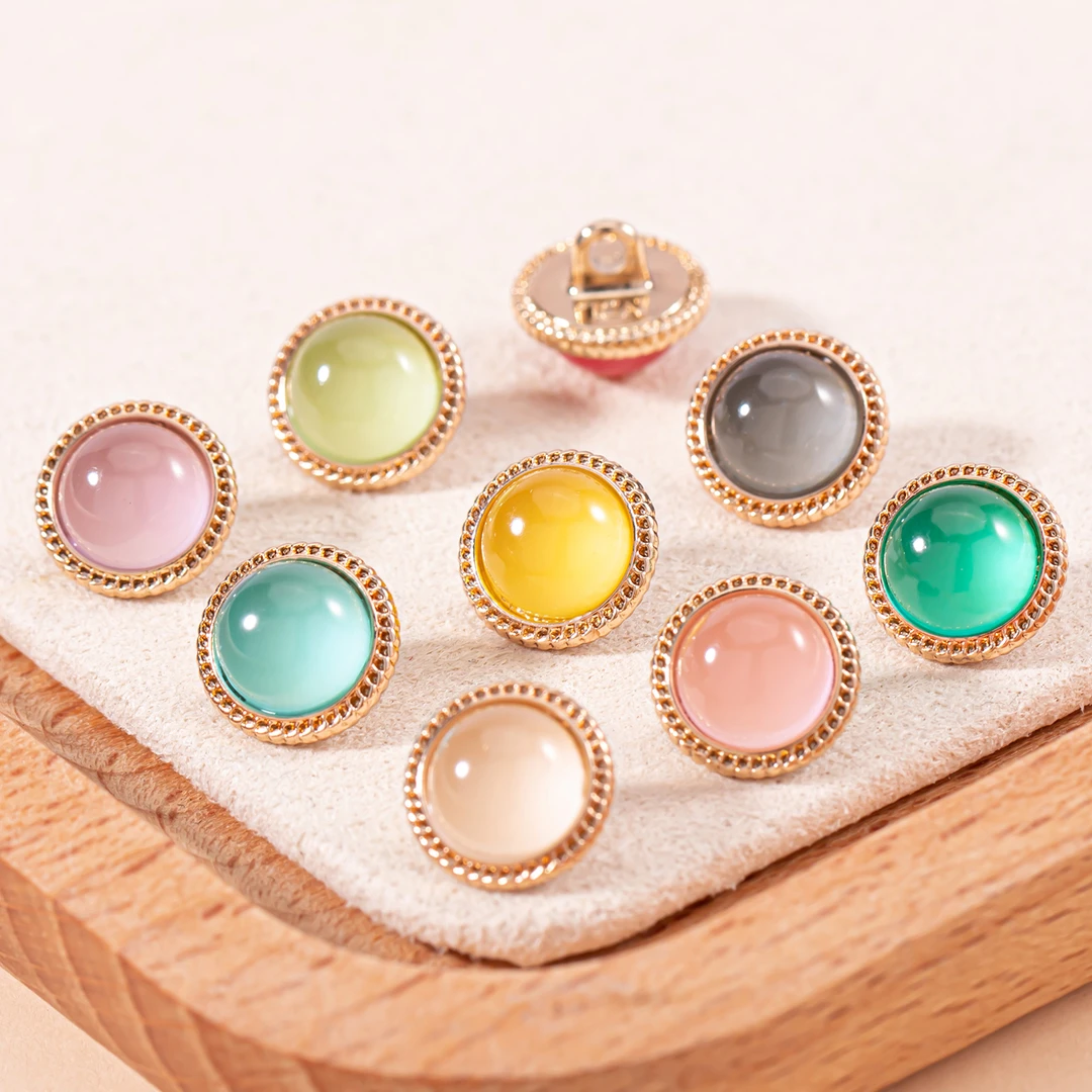 高端精致时尚金属小香风纽扣女上衣毛衣开衫扣子配件配饰各种大全