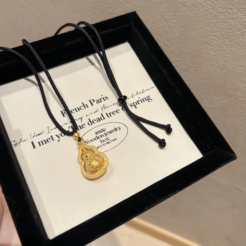 合金吊坠 合金葫芦吊坠可转动不掉色福禄挂坠古法时来运转