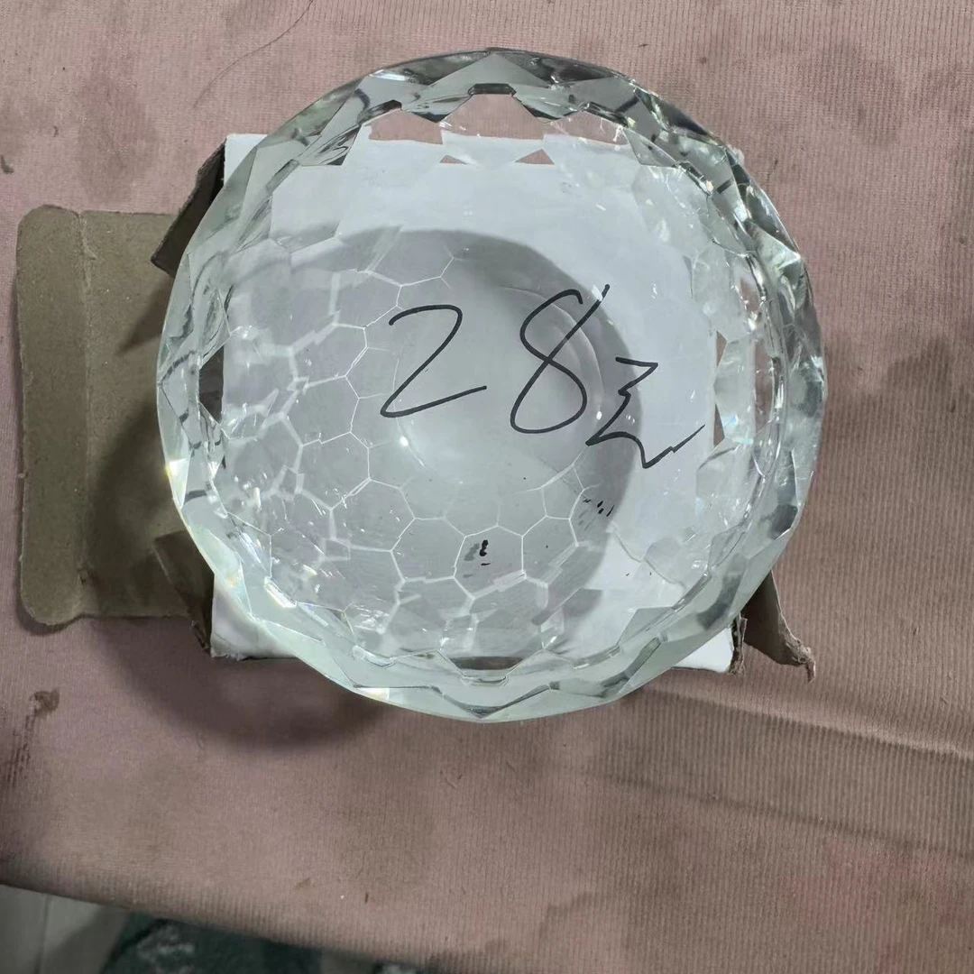 2025家新年快乐水晶碗一个