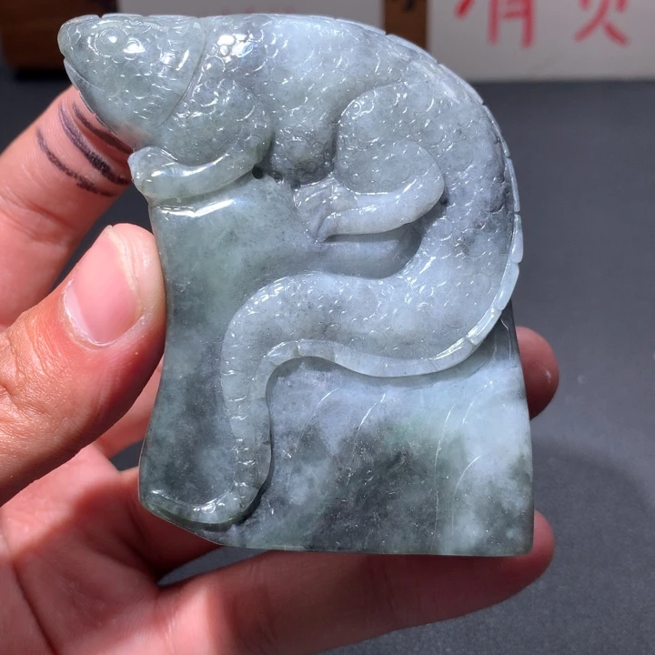 翡翠未镶嵌颈饰保真天然a货翡翠