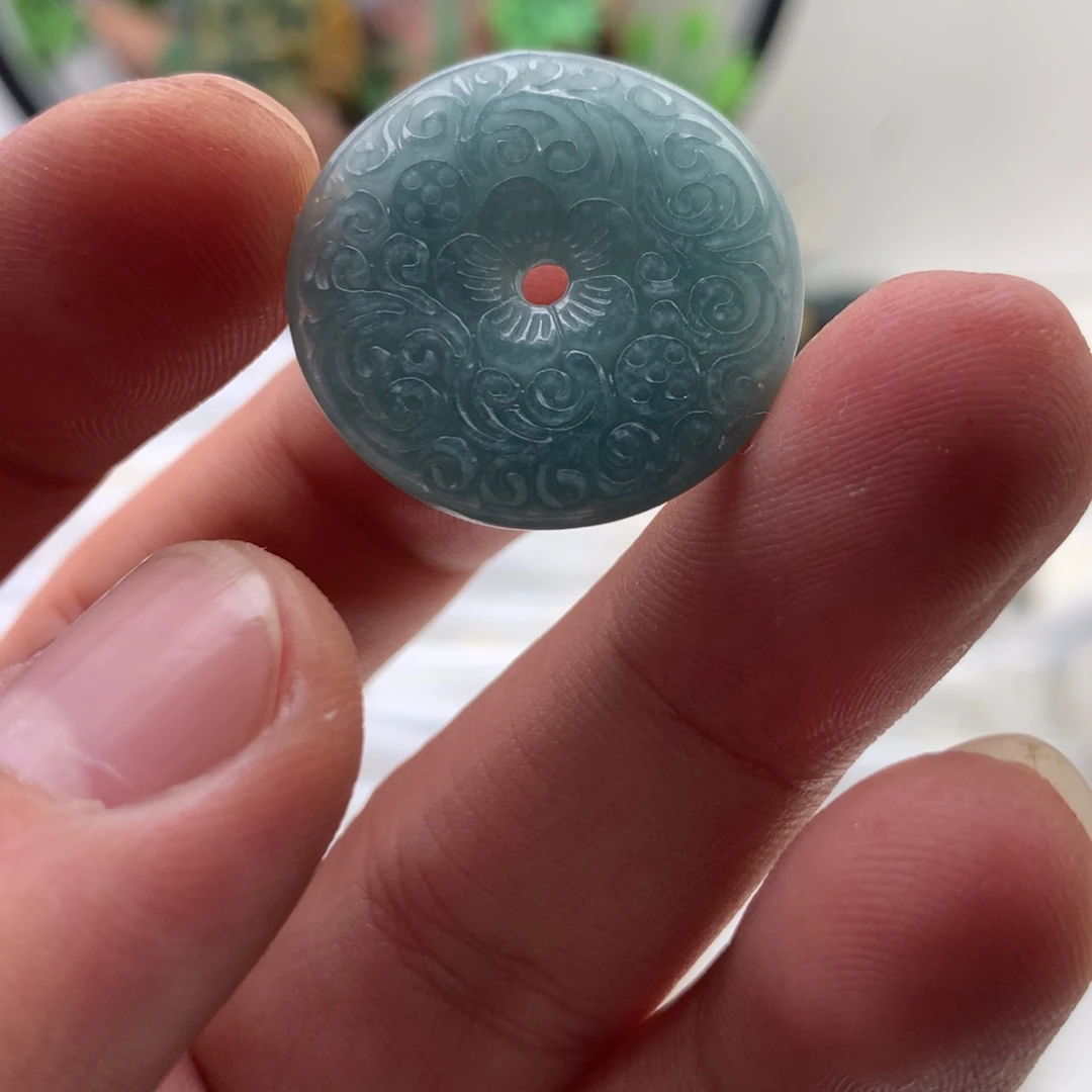 颈饰未镶嵌翡翠扣子