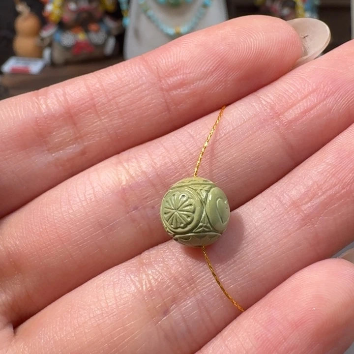 绿松石未镶嵌珠子