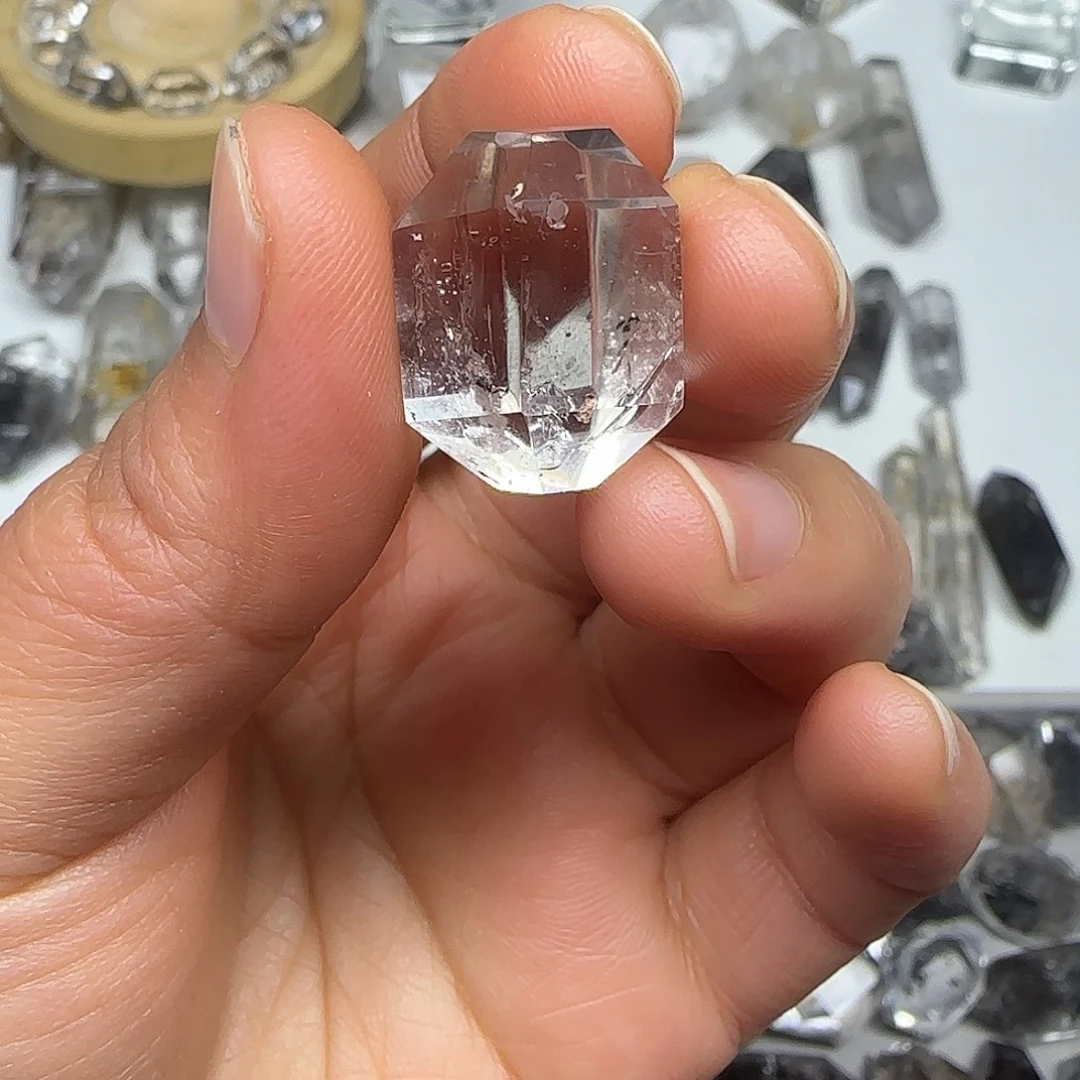 水晶未镶嵌珠宝半成品水胆