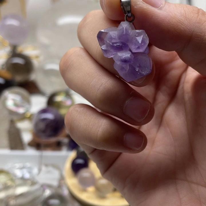 水晶未镶嵌珠宝半成品
