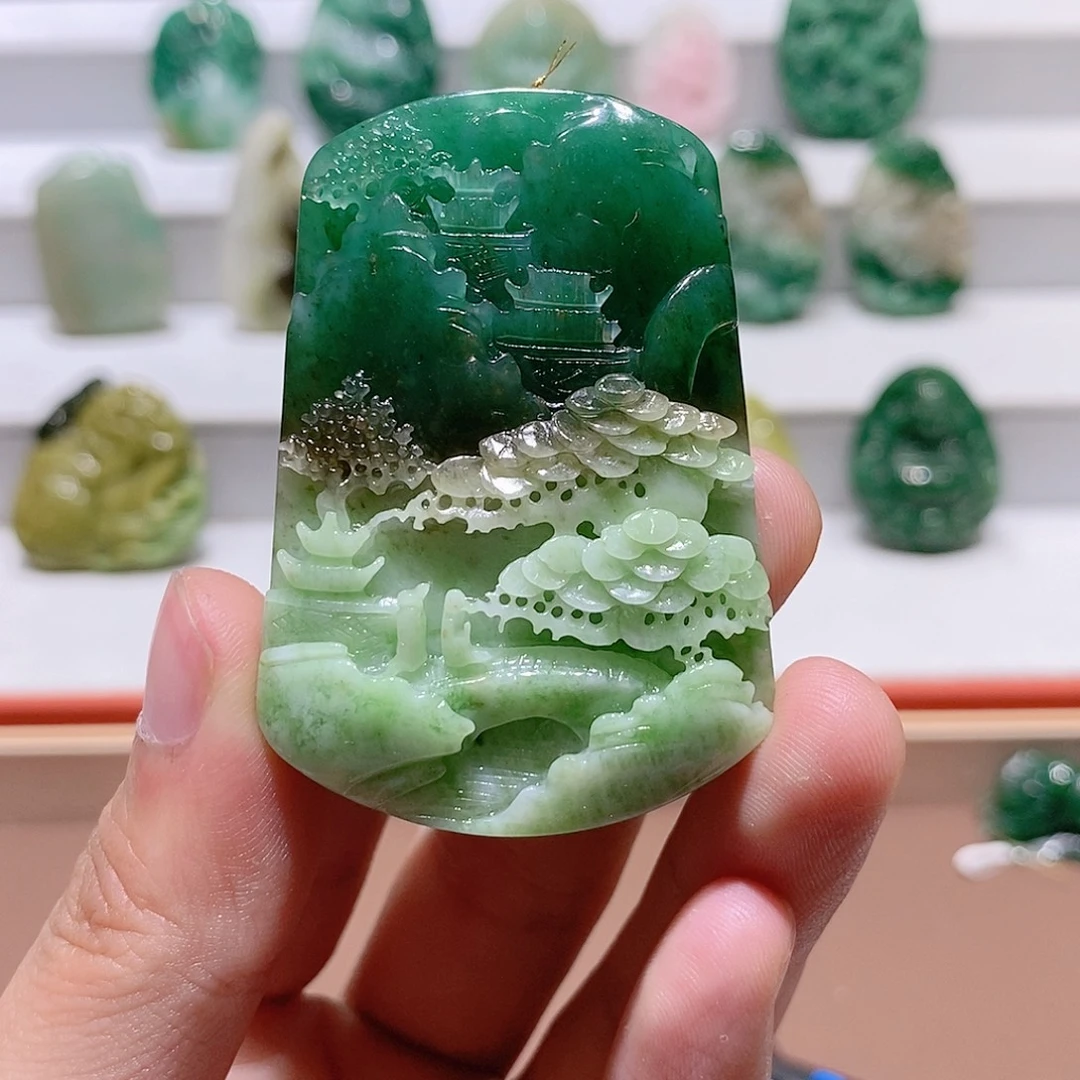 未镶嵌独山玉吊坠