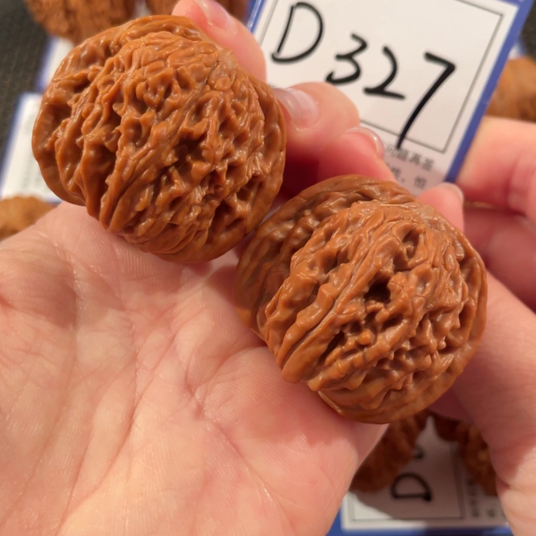 G***O把件文玩核桃D327四座楼40