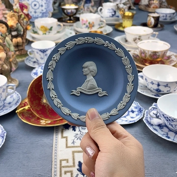 中古欧瓷瓷器小房子