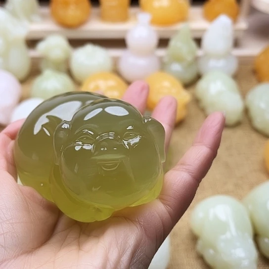 宇***晨玉天然玉石手把件